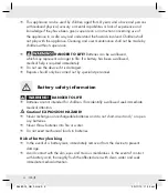 Preview for 4 page of Auriol Z31957A Operation And Safety Notes