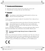 Preview for 6 page of Auriol Z31957A Operation And Safety Notes