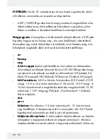 Предварительный просмотр 68 страницы Auriol Z32171A Operation And Safety Notes