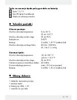 Предварительный просмотр 79 страницы Auriol Z32171A Operation And Safety Notes