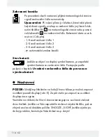 Предварительный просмотр 114 страницы Auriol Z32171A Operation And Safety Notes