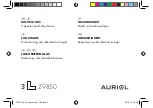 Preview for 2 page of Auriol Z9850 Operation And Safety Notes