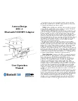 Aurora Design BTU-1 User'S Operation Manual предпросмотр