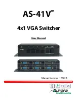 Aurora Multimedia AS-41V User Manual предпросмотр