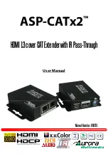 Предварительный просмотр 1 страницы Aurora Multimedia ASP-CATx2 User Manual