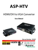 Aurora Multimedia ASP-HTV User Manual предпросмотр