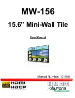 Preview for 1 page of Aurora Multimedia MW-156 User Manual