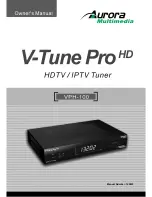 Aurora Multimedia V-Tune Pro VPH-100 Owner'S Manual preview