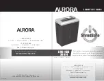 Предварительный просмотр 1 страницы Aurora 30614 Manual