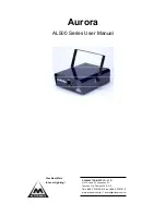 Preview for 1 page of Aurora AL500 Series User Manual