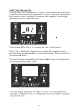 Preview for 50 page of Aurora Archer IS1200 Installation & Operating Instructions Manual