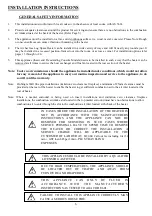 Предварительный просмотр 7 страницы Aurora Archer IS700 Installation & Operating Instructions Manual