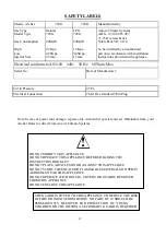 Preview for 5 page of Aurora Archer IS720G Installation & Operating Instructions Manual