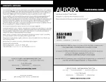 Aurora AS619MD/30619 Series Quick Start Manual preview
