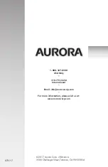 Предварительный просмотр 12 страницы Aurora AU1580MA User Manual