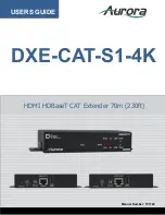 Предварительный просмотр 1 страницы Aurora DXE-CAT-RX1-4K User Manual