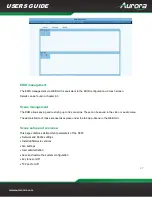 Preview for 37 page of Aurora DXM G4 Series User Manual