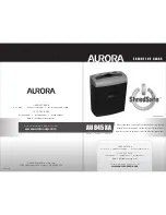 Aurora EXECUTIVE CLASS User Manual предпросмотр