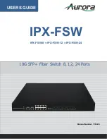 Предварительный просмотр 1 страницы Aurora IPX-FSW-12 User Manual