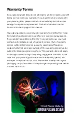 Preview for 14 page of Aurora Plasma Globe Owner'S Manual