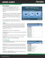 Предварительный просмотр 11 страницы Aurora Reax RXT-7 User Manual