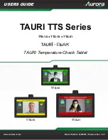 Aurora TAURI TTS-10 User Manual preview