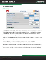 Preview for 21 page of Aurora TAVIS TAV-BX1 User Manual