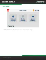 Preview for 23 page of Aurora TAVIS TAV-BX1 User Manual