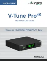 Aurora V-Tune Pro4K User Manual preview