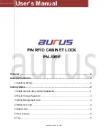 Preview for 1 page of Aurus PN-19RF User Manual