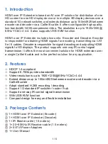 Preview for 3 page of Aus Electronics Direct HDV-E5100 User Manual