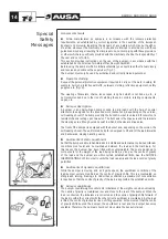 Preview for 16 page of AUSA D 201 RH Operator'S Manual