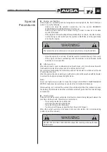 Preview for 35 page of AUSA D 201 RH Operator'S Manual