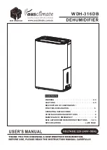 AusClimate WDH-316DB User Manual preview