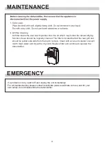 Preview for 9 page of AusClimate WDH-716DE User Manual