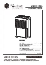 Preview for 1 page of AusClimate WDH-930DA User Manual