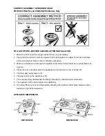 Предварительный просмотр 5 страницы Auscrown CK801NG Installation & Operating Instructions Manual