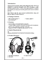 Preview for 2 page of ausdom AGH15 User Manual