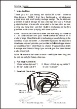 Preview for 2 page of ausdom AH861 User Manual