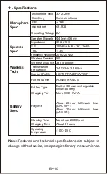 Preview for 11 page of ausdom ANC10 User Manual