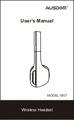 Preview for 1 page of ausdom M07 User Manual