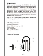 Предварительный просмотр 2 страницы ausdom S5 User Manual