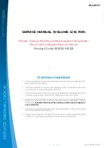 Preview for 2 page of AUSLIFT 915320 Service Manual