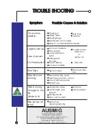 Preview for 24 page of Ausmig D260 User Manual