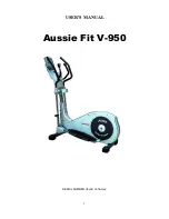 Aussie Fit V-950 User Manual preview