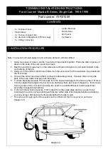 AUSSIE TONNEAU ATR01009 Installation Instructions предпросмотр