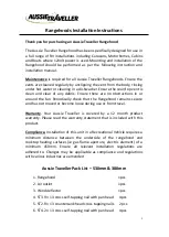 Preview for 1 page of Aussie Traveller 380 mm Installation Instructions Manual