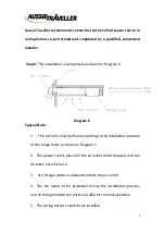 Preview for 5 page of Aussie Traveller 380 mm Installation Instructions Manual