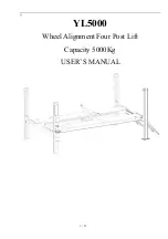 AussieCarHoists YL5000 User Manual preview