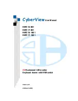 Preview for 1 page of Austin Hughes Electronics CyberView RKP215-1601 User Manual